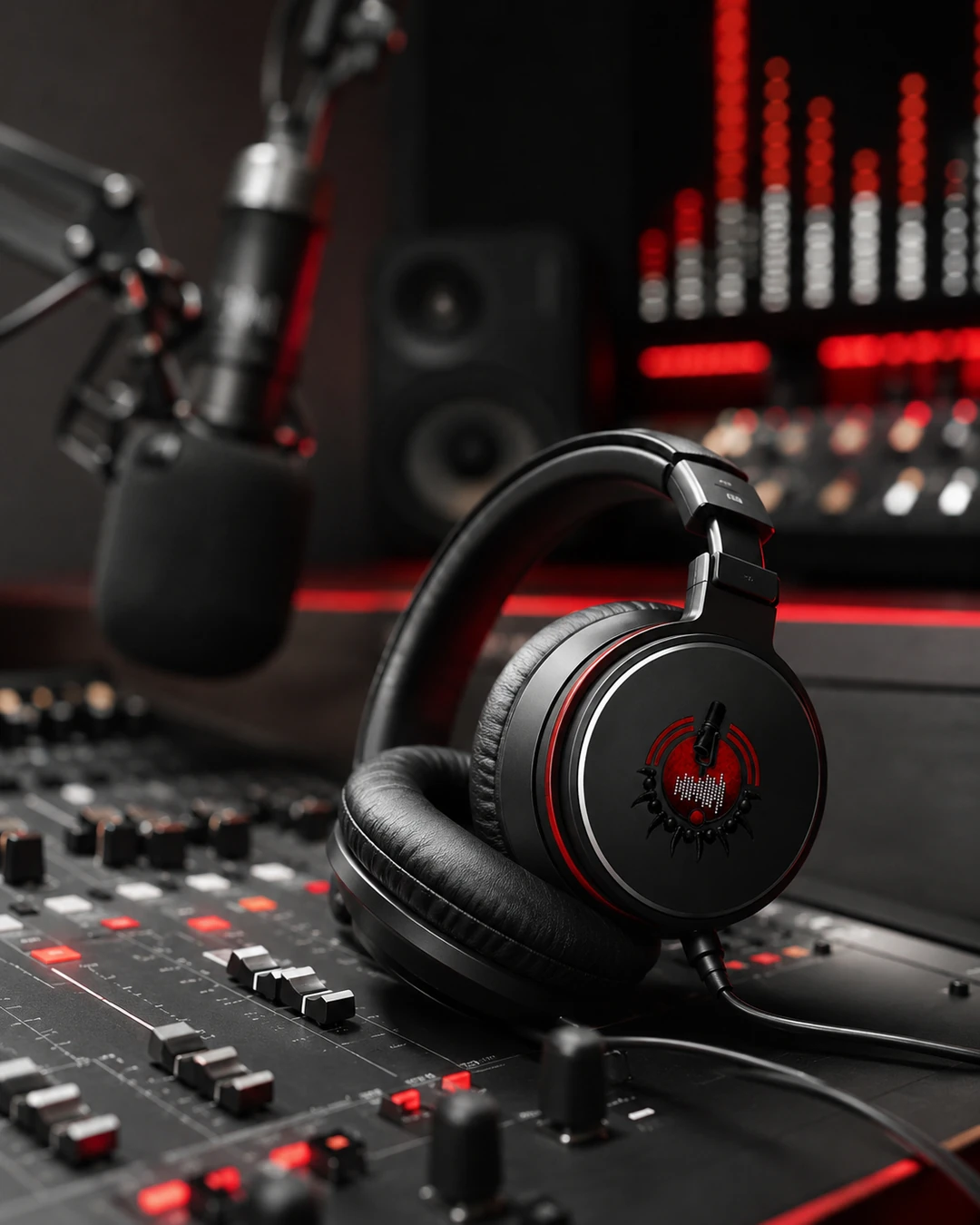 Dynamic music studio artwork representing the Umlilo Top 20 countdown