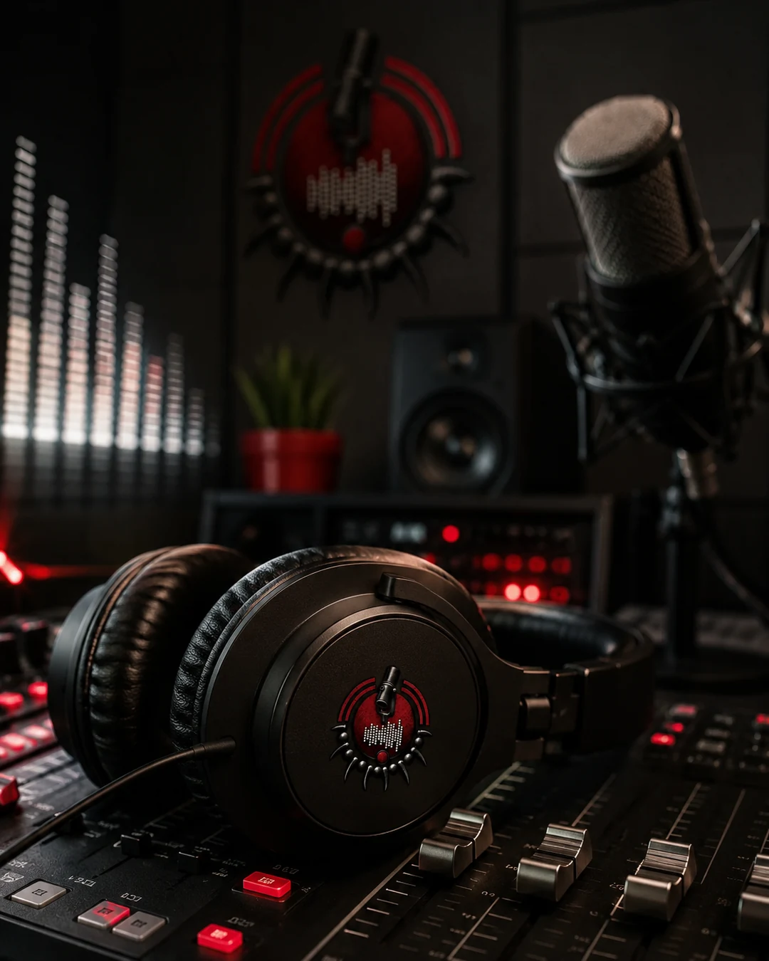 Contemporary music countdown studio scene for Umlilo Top 20